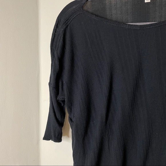 Wilfred black ribbed tee - Picture 4 of 4